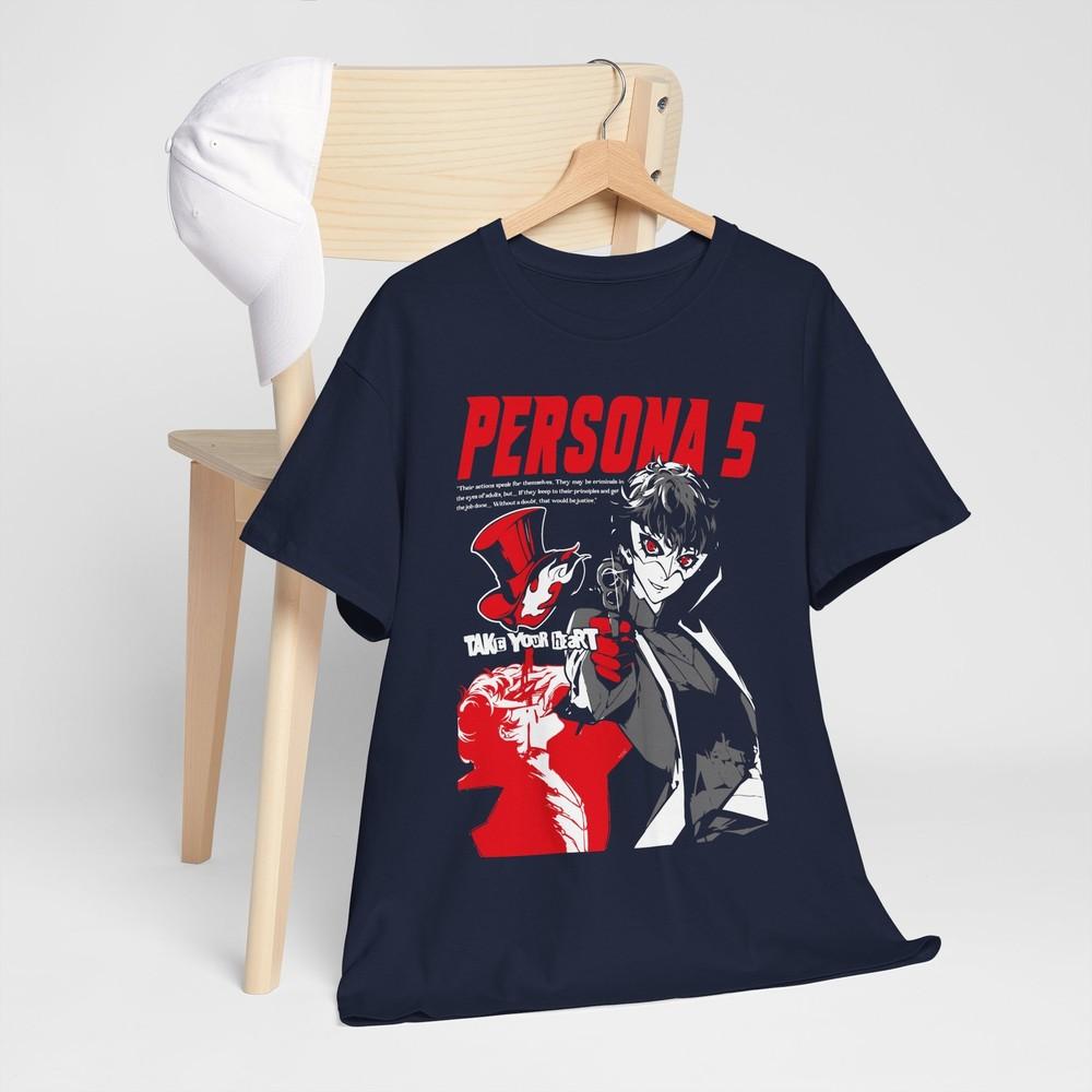 Persona 5 TshirtGoro Akechi Shin Megami Tensei Anime Unisexga Gift Shirt gift S