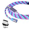 LED Flowing Magnetic Charging Cable Light Up Shining Phone Charging Cable