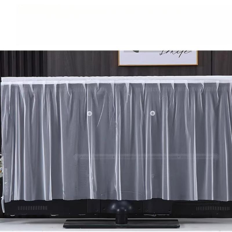 1pcs European Style Lace TV Cover Brand Universal Liquid Crystal TV Cover Cloth Anti Dust and Sun Protection Home Decoration Fabric Easy To Clean