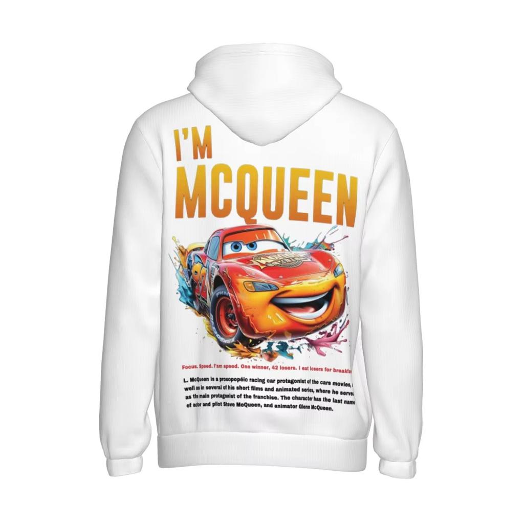 25 Mens Lightning Mcqueen And Sally 3D Print Hoodie Hooded Collar Drawstring Hoodies Pullover Sweatshirts Long Sleeve Sweatshirt