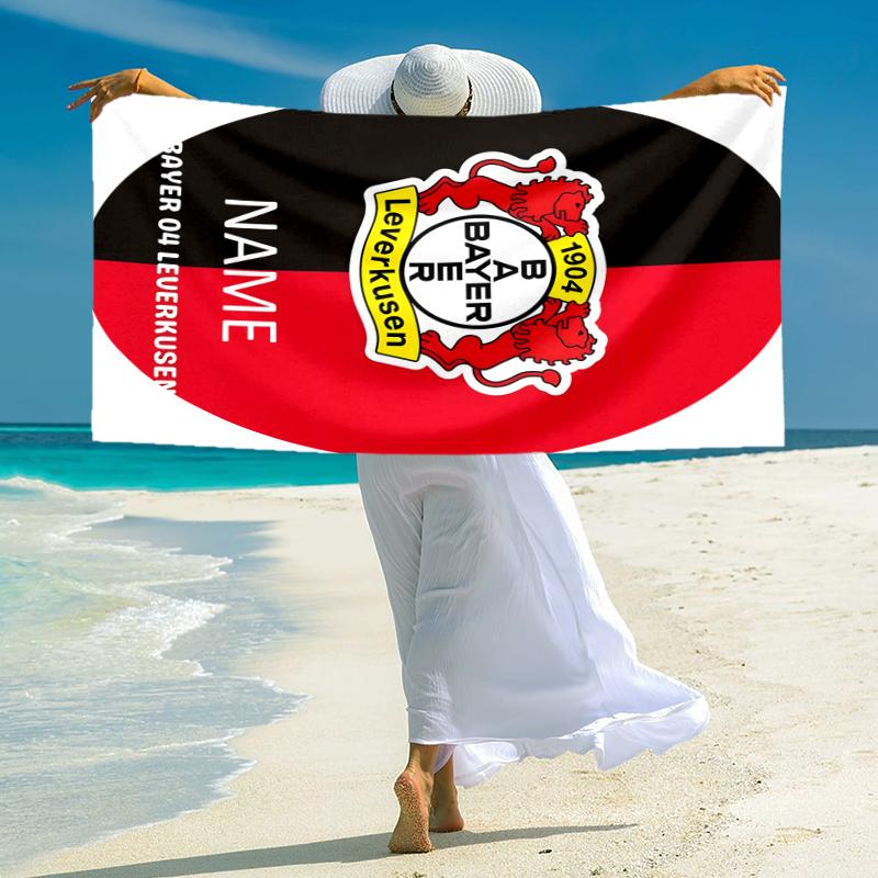 Personalized Flamengo Team Crest Beach Towel Microfiber Beach Towel Thin Absorbent for Beach Swimming Yoga Bath Sports. 0910116