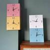 Minimalist Silent Two-Sided Corner Wall Clock for Living Room