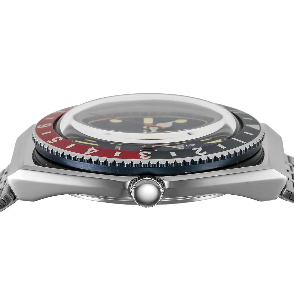 TIMEX Men's Q Watch, Blue and Red, TW2T80700 [Parallel Import]