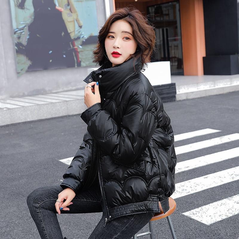 

Winter Loose Cotton-padded Jacket, Small Padded Jacket, Off-season Disposable Shiny Down Padded Jacket, Women s Short Style XS