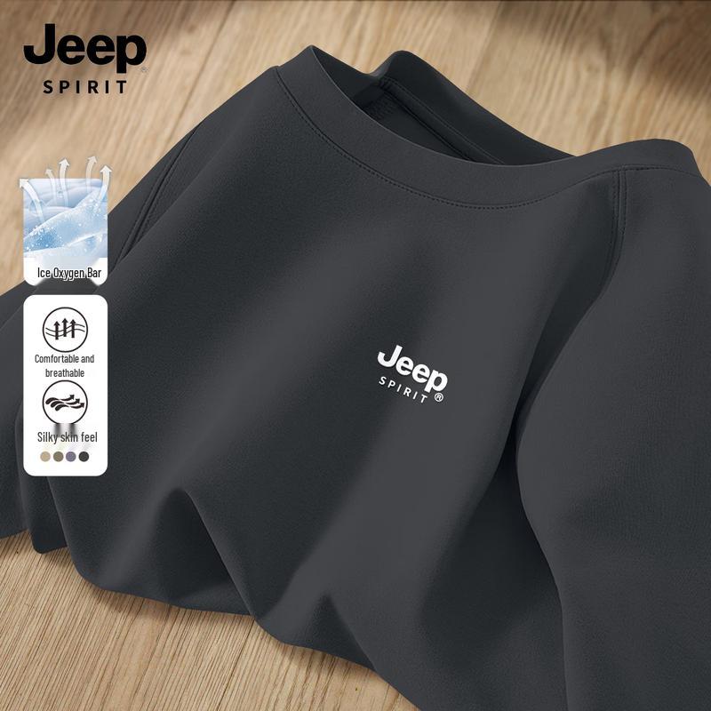 Мужская футболка JEEP SPIRIT с коротким рукавом, быстросохнущая 3XL
