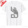 Cool DJ Art for Unisex Teen Boys Disc Jockey Music Producer DJ T-Shirt 90s Graphic T Shirts Casual Style Retro Short Sleeve Tops