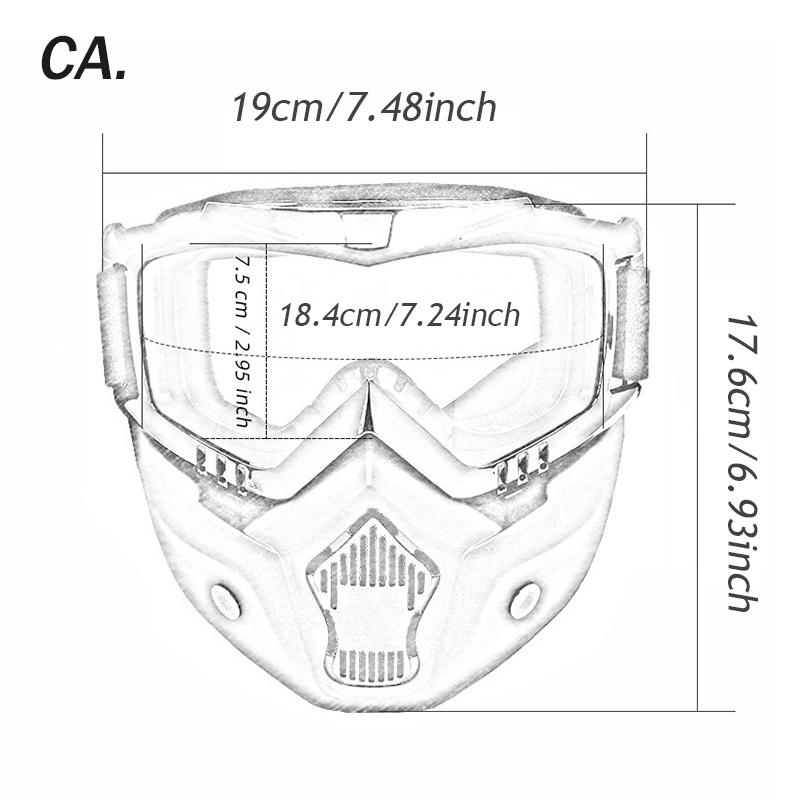 Professional Motocross Glasses Men Motorcycle Goggles Windproof Breathable Motorbike Glasses Cycling Sunglass Cycling Equipment