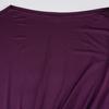 Robe élégante à épaules dénudées et manches chauve-souris - Couleur unie, Coupe ample, Style court drapé pour femmes