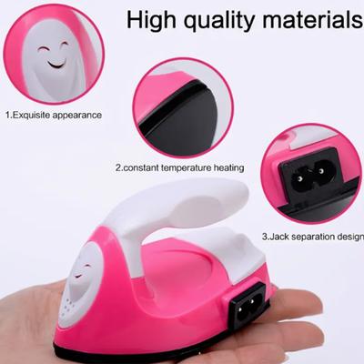 Pindou Mini-Bügeleisen | Spezieller Namensaufkleber/Heißprägemaschine Hand-DIY-Bügeleisen Mini praktisch und einfach zu bedienen