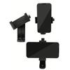 360 Degree Mobile Phone Universal Clip Compatible For iphone Tripod Mount With 1/4 Screw Cellphone Holder Desk Tripod Adapter