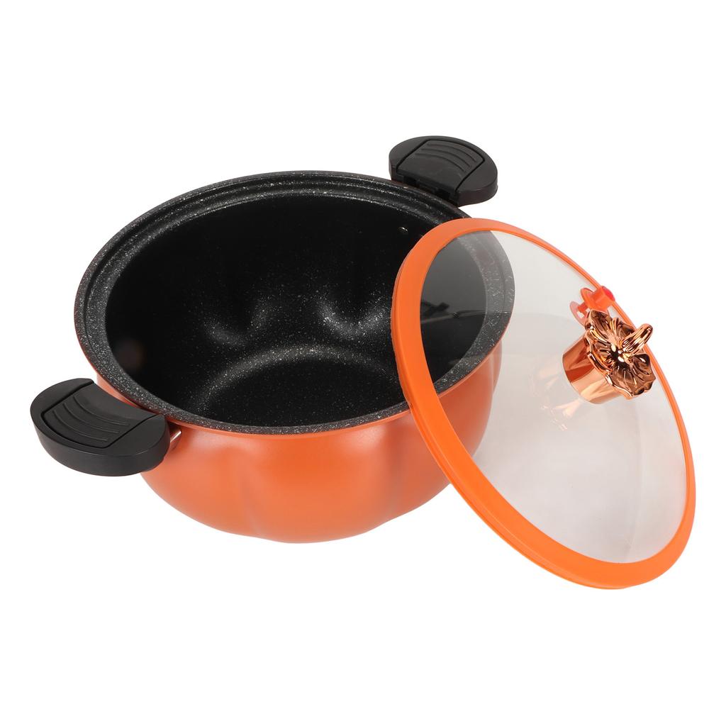 Mikro tlakový hrnec 8L Multifunkční Nepřilnavý Dýňový Mikro Tlakový Hrnec s Průhlednou Poklicí pro