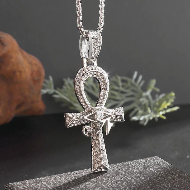 Six Winged Angel Pendant Necklace, Trendy and Personalized Accessories, Men's and Women's Retro Pendant Necklace