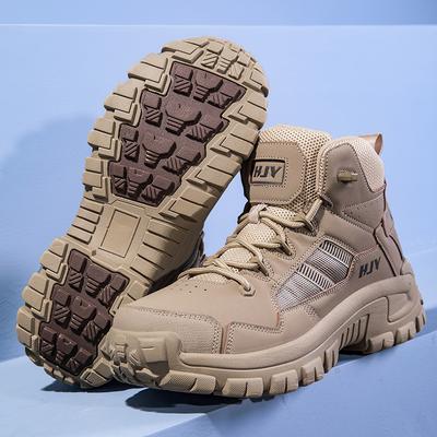 Military Running Shoes Ankle Boots Men Outdoor Climbing Shoes Man Boots Winter Thickness Shoes for Men Mens Desert Boots