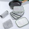 10PCS Double-side Dishwashing Cloth Reusable Microfiber Dishcloths Durable Wiping Rags  Kitchen Use
