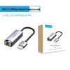 Plug-and-Play USB 3.0 to Gigabit Ethernet Adapter with RJ45 Port