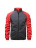 European and American Men's Stand-up Collar Jacket: Autumn/Winter Color Block Casual Coat