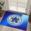 Leicester City Football Design Crystal Velvet Carpet Cozy Non?Slip Printed Rug For Bedroom Living Room Entrance