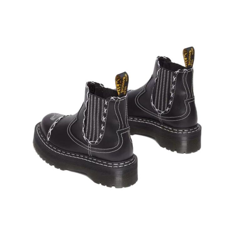 Dr. Martens 2976 Gothic Fashion Short Chelsea Boots Unisex boots Black 31430001