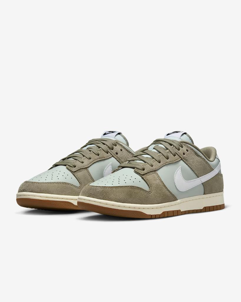IB6399-002 Nike Dunk Low Retro SE Light Silver Light Army Sail White (Men's)