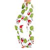 Adult Fashion Loose Christmas Printed Casual Pants Home Pajama Pants (No Drawstring)