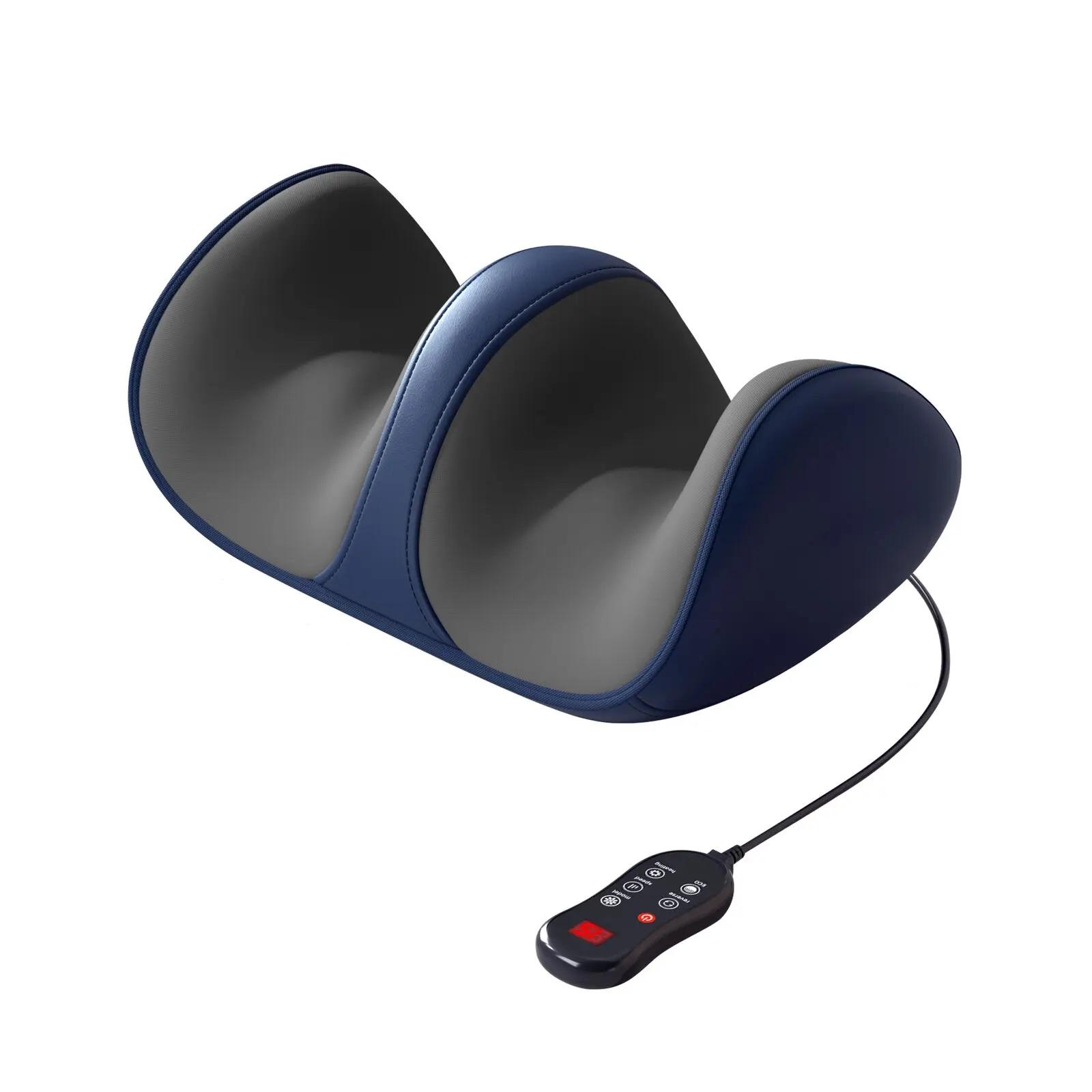 

3D Shiatsu Foot Massager with Heat Deep-Kneading for Circulation Relax Calf Massager for Friends Lover US Plug синий
