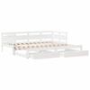 VidaXL Daybed and Trundle Bed and Drawers 90x190 Cm Solid Pine Wood, Sofa Bed, Guest Bed, Wooden Daybed, Bed 3302236