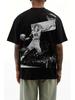 T-Shirt mit Basketball-Sportaufdruck auf dem Rücken
