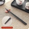 Qianxing Melamine Hexagonal Anti-Slip Chopsticks - 10 Pair Set