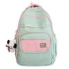 Schoolbag Korean version ins campus style solid color simple fashion versatile large capacity schoolbag junior high school student backpack