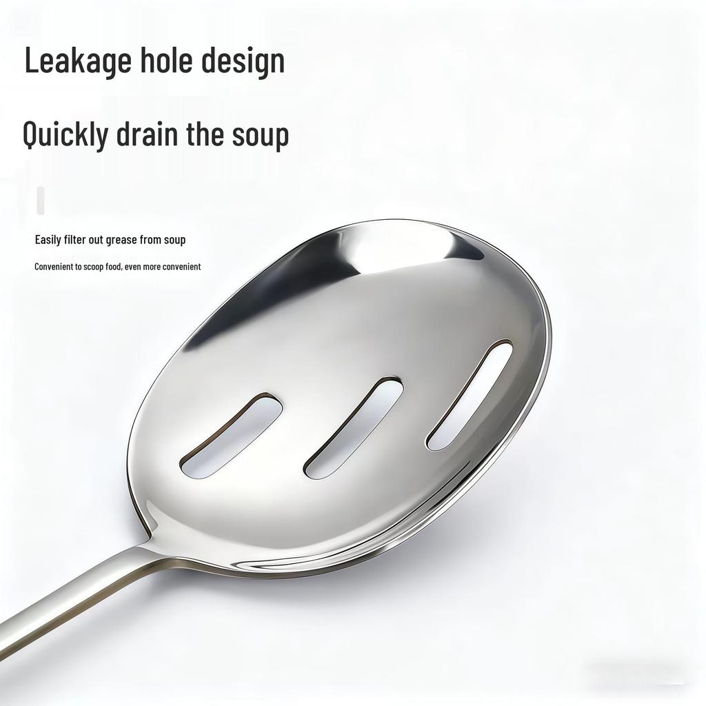 Stainless Steel Long-Handle Buffet and Rice Cooker Serving Spoon