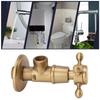 Brass Angle Stop Valve Retro Thickened Cold Hot   Valve Explosion Proof Water Shut Off Valve