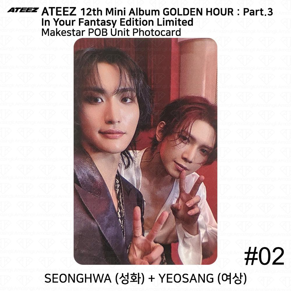 ATEEZ Golden Hour Part.3 In Your Fantasy Edition Limited Makestar POB Photocard