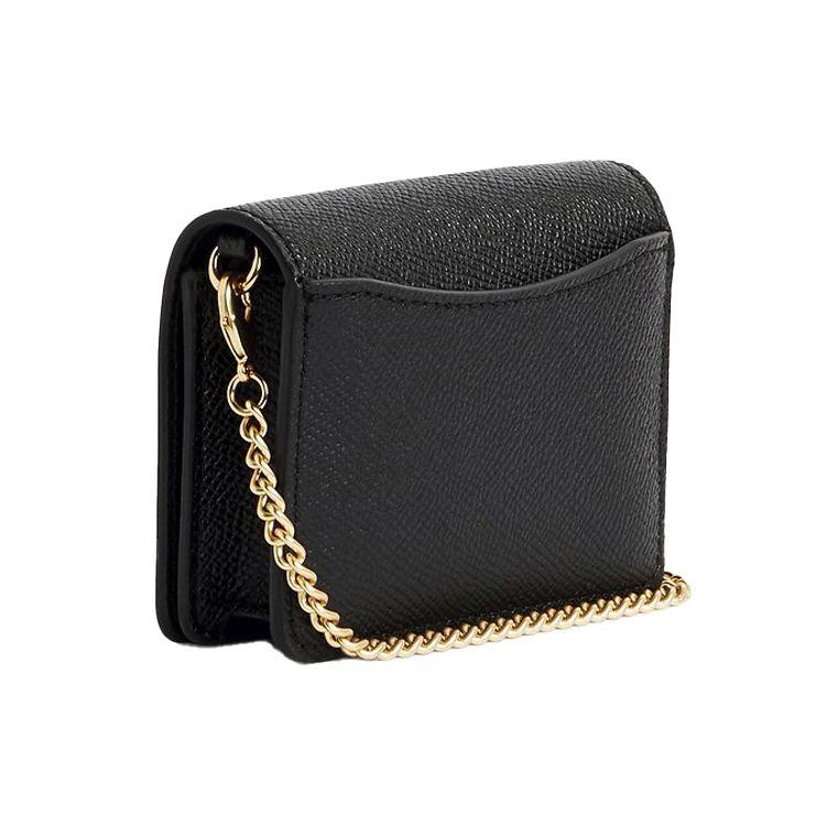Coach Chain Wallet Series 10 Leather Mini Shoulder Crossbody Bag Women bags Black C0059-IMBLK