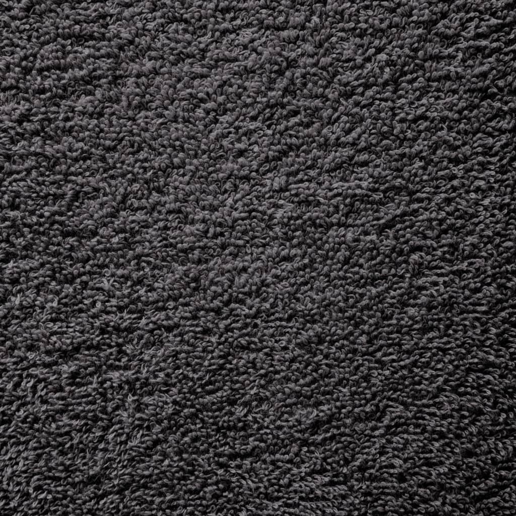 Vidaxl Ręczniki Premium Solund, 50 Szt., Antracytowe, 50X100 Cm