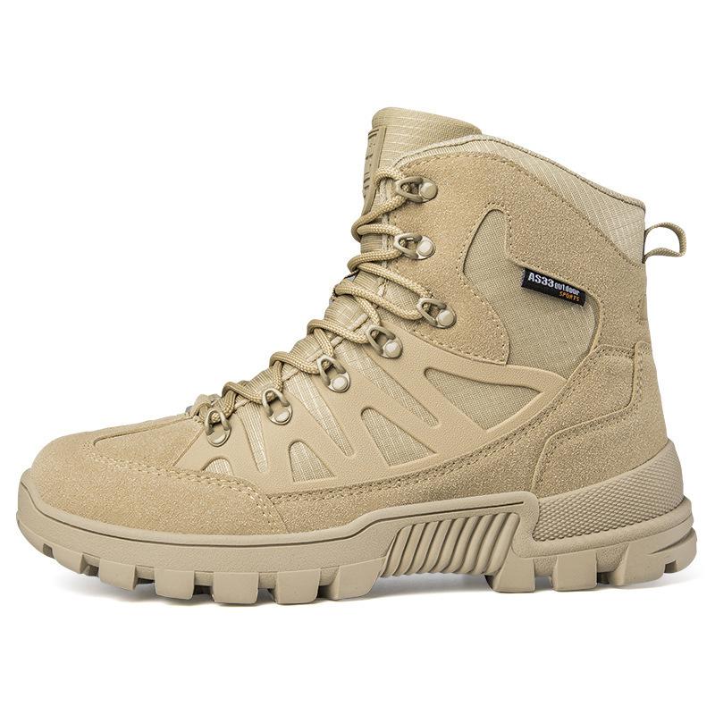 High Top Outdoor Tactical Boots Desert Boots Men's Delta Combat Boots Outdoor Training Hiking Shoes