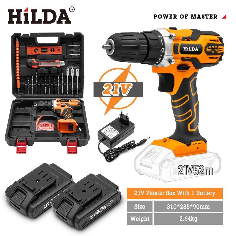 Rechargeable Multifunction Electric Impact Drill and Screwdriver
