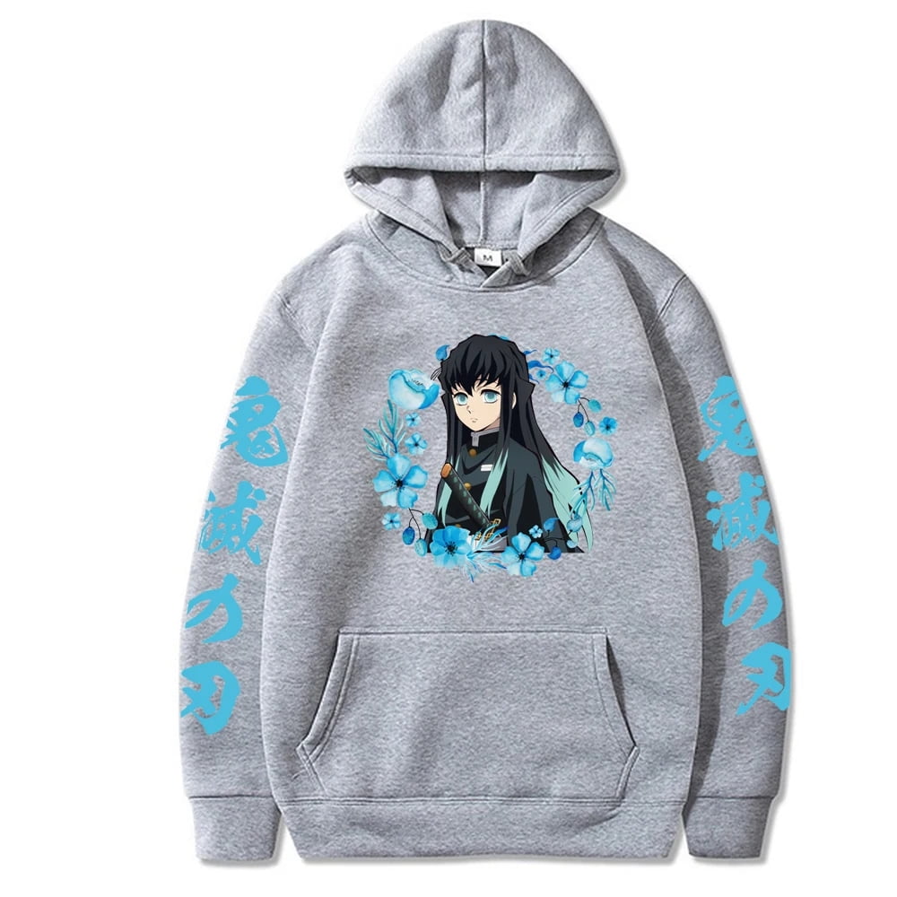 

Autumn Winter Mens New Hoodie Anime Muichiro Tokito Hoodie Unisex Cool Casual Tops Oversize Casual Fashion Clothes Sweatshirts 3XL