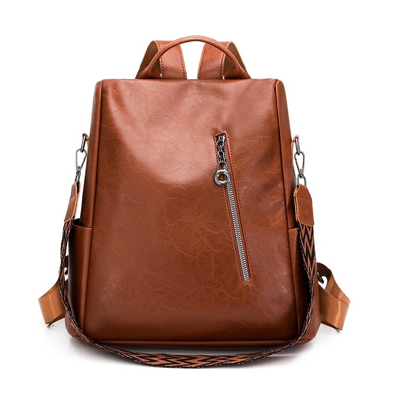 Womens PU Backpack Anti Theft Travel School Bag Casual Daypack Shoulder Handbag