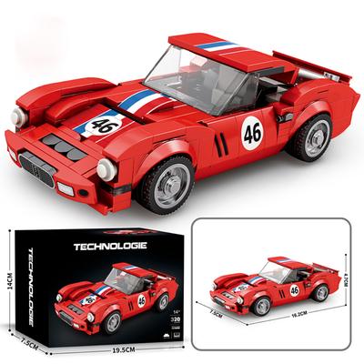 320 PCS Racing Car Model Building Blocks Kit 250 GTQ Sports Car Building Set Construction Vehicle Toys Gift for Kid Adult
