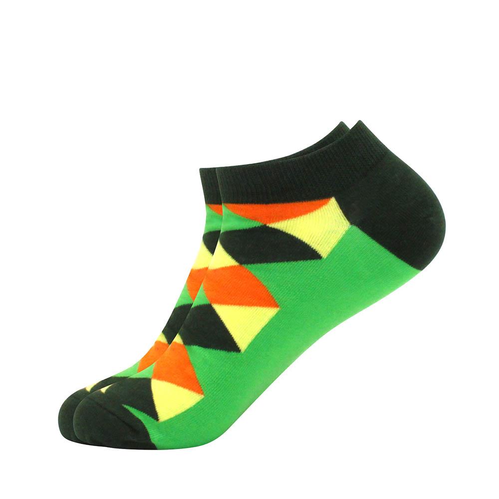 Men's Socks Invisible Short Summer Socks Quality Business Casual spring Color Combed cotton diamond astronaut Boat Socks