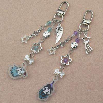 Anime Alien Stage Ivan Till Porte-clés Cosplay Acrylique Kawaii Porte-clés Pendentif Ornement de Sac à Dos Porte-clés de Voiture Accessoires Cadeau
