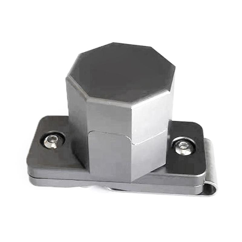 Pool Chalks Holder Magnetic Billiard Cue Chalks Holder with Aluminum Belt Clip