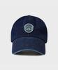 FFEFF STUDIO Vintage Washed Denim Wappen Ball Cap (Deep Blue)