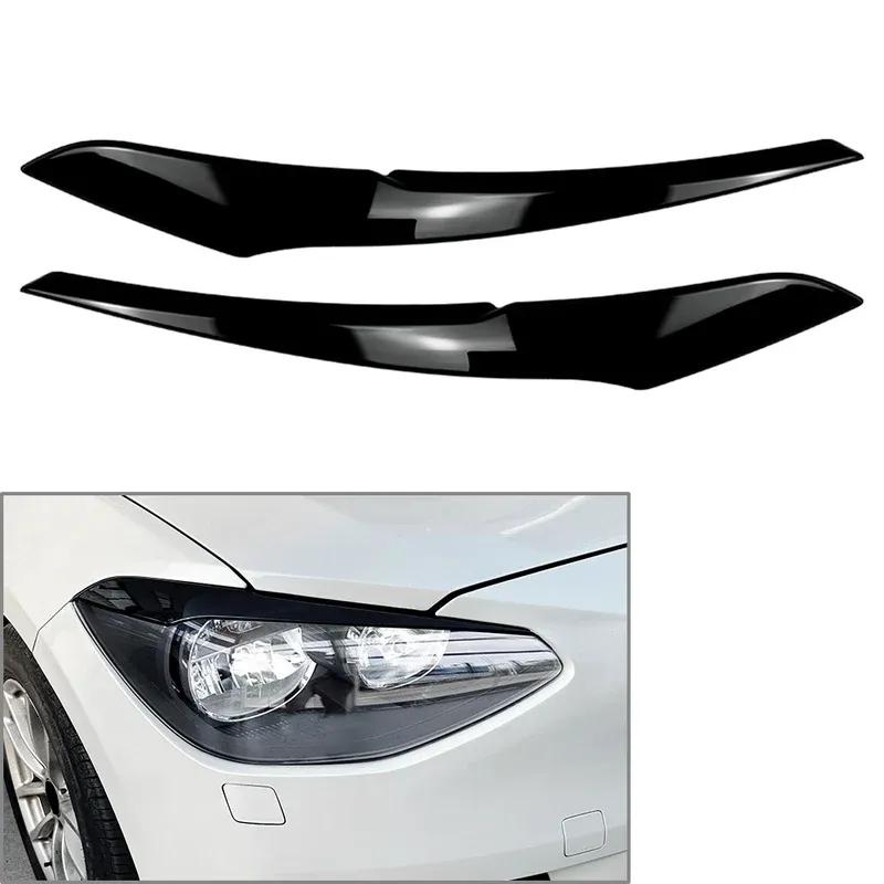 Auto Scheinwerfer Augenbraue Augenlid Abdeckung Dekoration Zierleiste Passend Für BMW 1er F20 F21 Basisversion 2011 2012 2013 2014