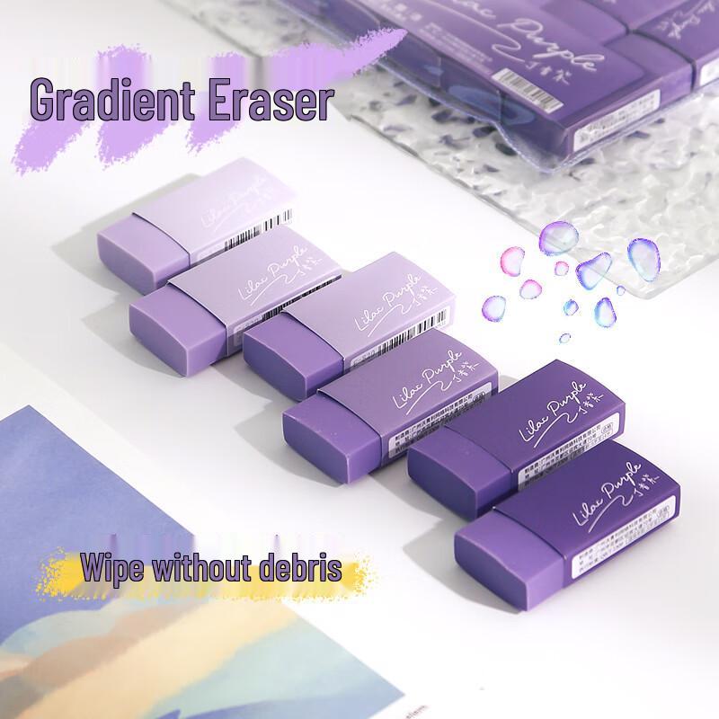 Gradient Eraser: Student Edition, Residue-Free Magic Eraser with Morandi Color Palette