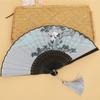 7-Inch Ancient Style Folding Fan Classical Crane Handheld Fan Dance Fan  Home Decoration