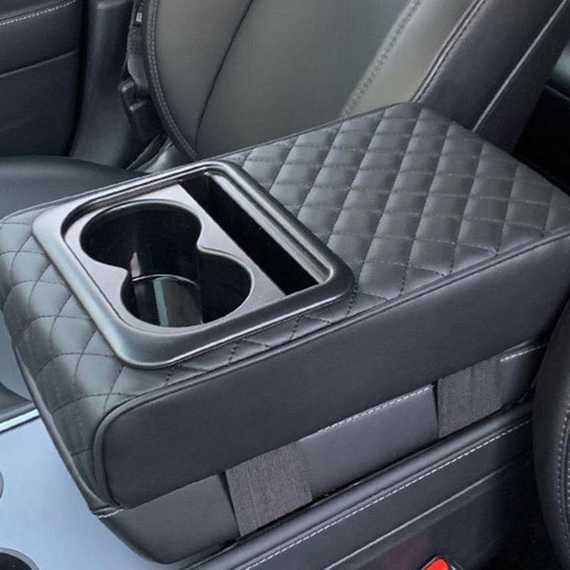 Abdeckung für die Armlehne der Mittelkonsole, Auto-Armlehnenbezug, kratzfestes Armlehnenkissen, verstellbarer Schutz, universell