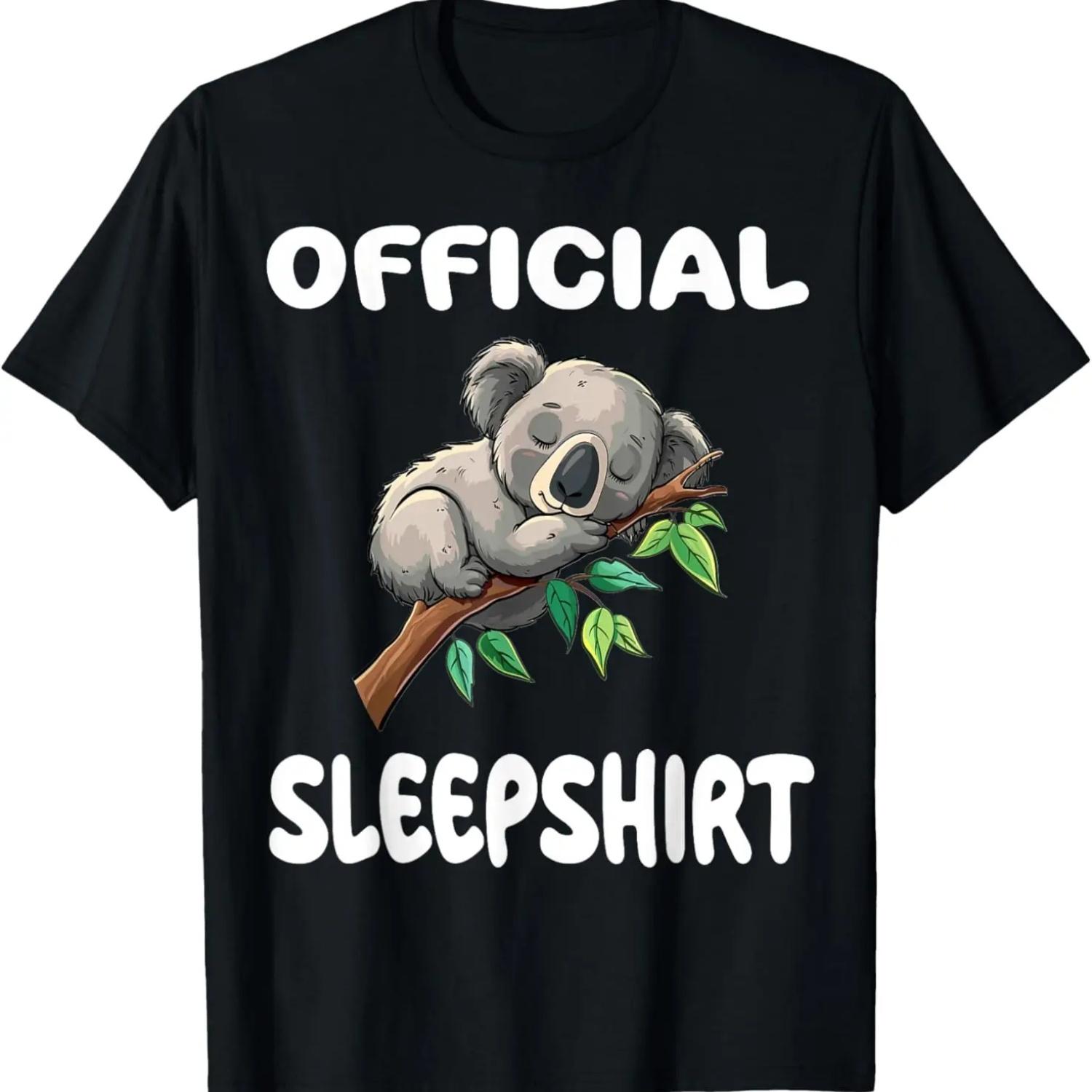 

Koala Official Sleepshirt Pajamas Nightgown T-Shirt S чёрный