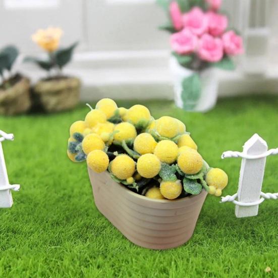 Dollhouse Bonsai Miniature Resin Bonsai Realistic Potted Plant Model Ornament Dollhouse Decoration