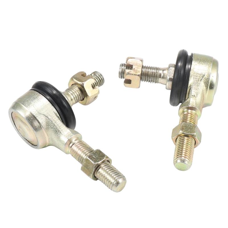 Go Kart Steering Ball Joint Replacement Pair, 10mm Main Pin Hole and 28mm Threaded End Length for 110-250cc Front End Linkage Repair Work